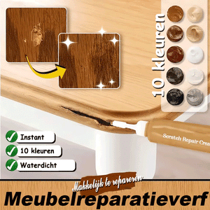 Gemakkelijk te repareren houten meubelverf