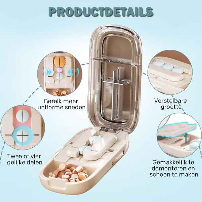 🔥Draagbare pillensnijder