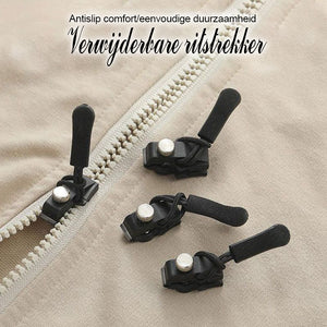 Afneembare ritssluiting (6 stuks)