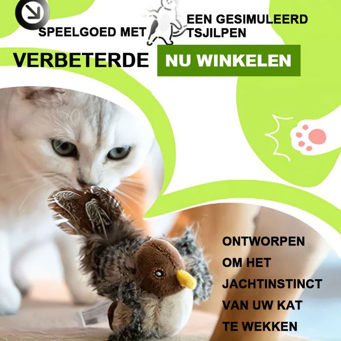 Gesimuleerd vogelgeluid huisdier speelgoed